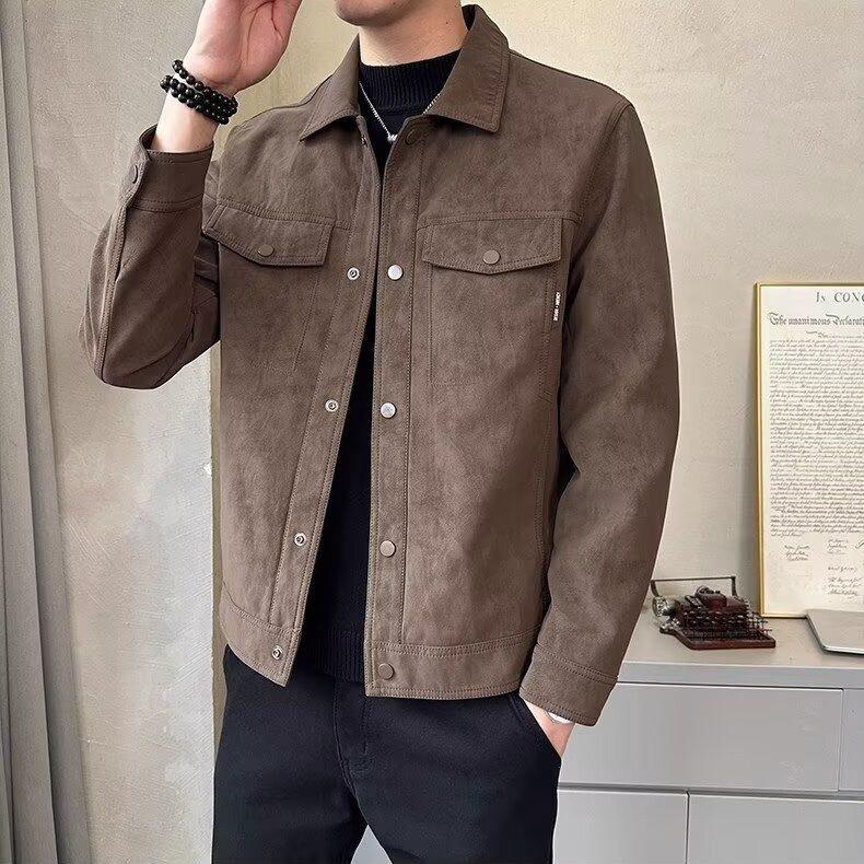 Men s Slim-Fit Leather Jacket - Autumn/Winter 2026 High-End Trendy Lapel Design XL
Men s Slim-Fit Leather Jacket - Autumn/Winter 2026 High-End Trendy Lapel Design XL