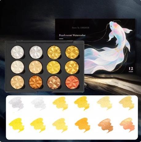 28 Colors Pearlescent Watercolor Paint Set Art Supplies Student Art Dyeing Card English Calligraphy Flower Dyeing Water Color (as the picture,box set)
28 Colors Pearlescent Watercolor Paint Set Art Supplies Student Art Dyeing Card English Calligraphy Flower Dyeing Water Color (as the picture,box set)