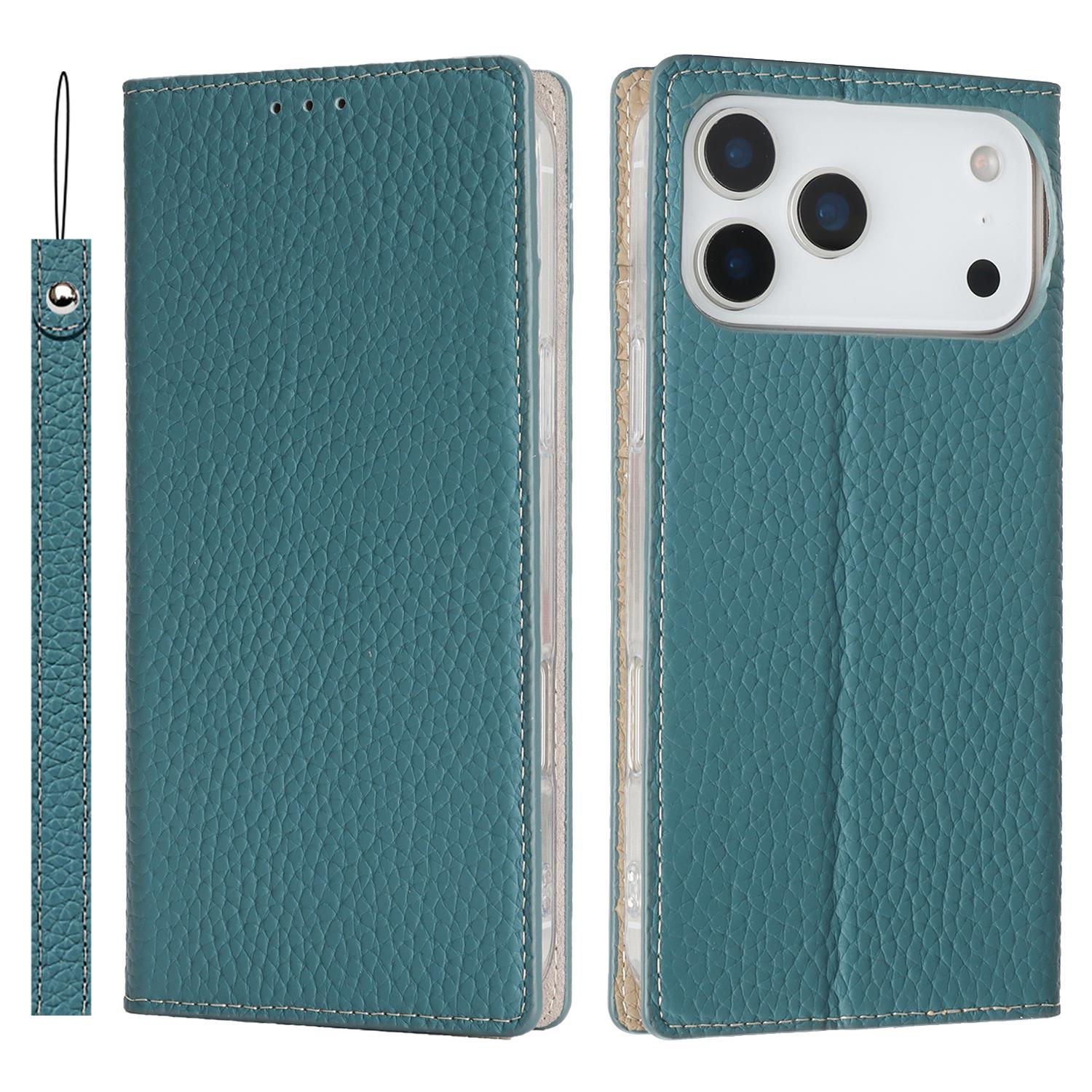For iPhone 17 Pro Max Wallet Case Genuine Cow Leather Phone Cover Litchi Texture
For iPhone 17 Pro Max Wallet Case Genuine Cow Leather Phone Cover Litchi Texture