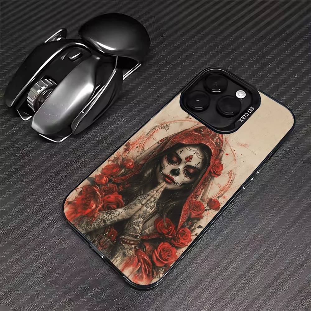 Catrina Skull Girl Mexican Phone Case For iPhone 17 16 15 14 13 12 11 Pro Max XS Max 7 8 Plus Shockproof Silicone Matte Cover iPhone13
Catrina Skull Girl Mexican Phone Case For iPhone 17 16 15 14 13 12 11 Pro Max XS Max 7 8 Plus Shockproof Silicone Matte Cover iPhone13