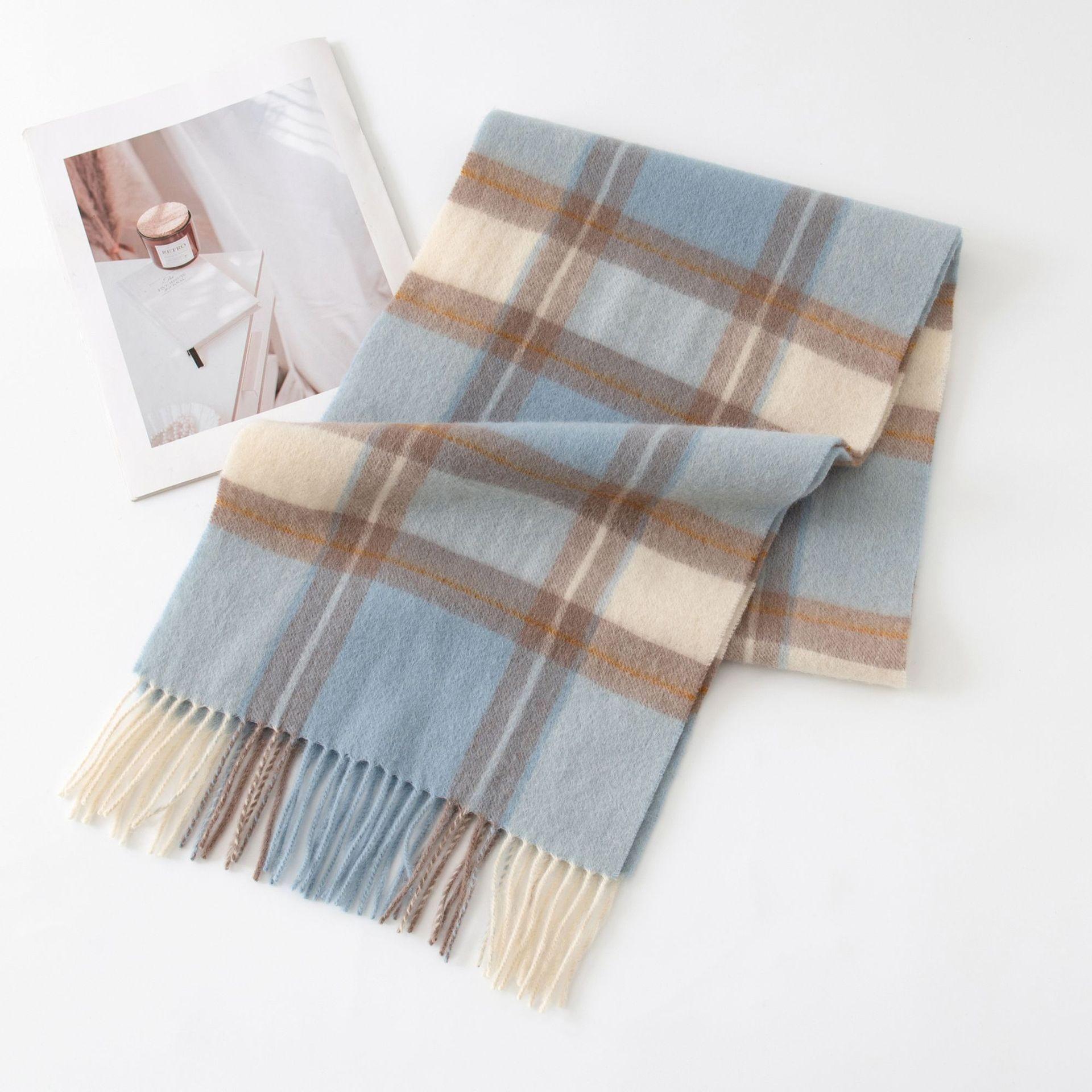 100% овечья шерсть шарф Premium Sense Winter Plaid Shawl шерстяной шарф зимний женский шарф 160*30cm+2*8cm
100% овечья шерсть шарф Premium Sense Winter Plaid Shawl шерстяной шарф зимний женский шарф 160*30cm+2*8cm