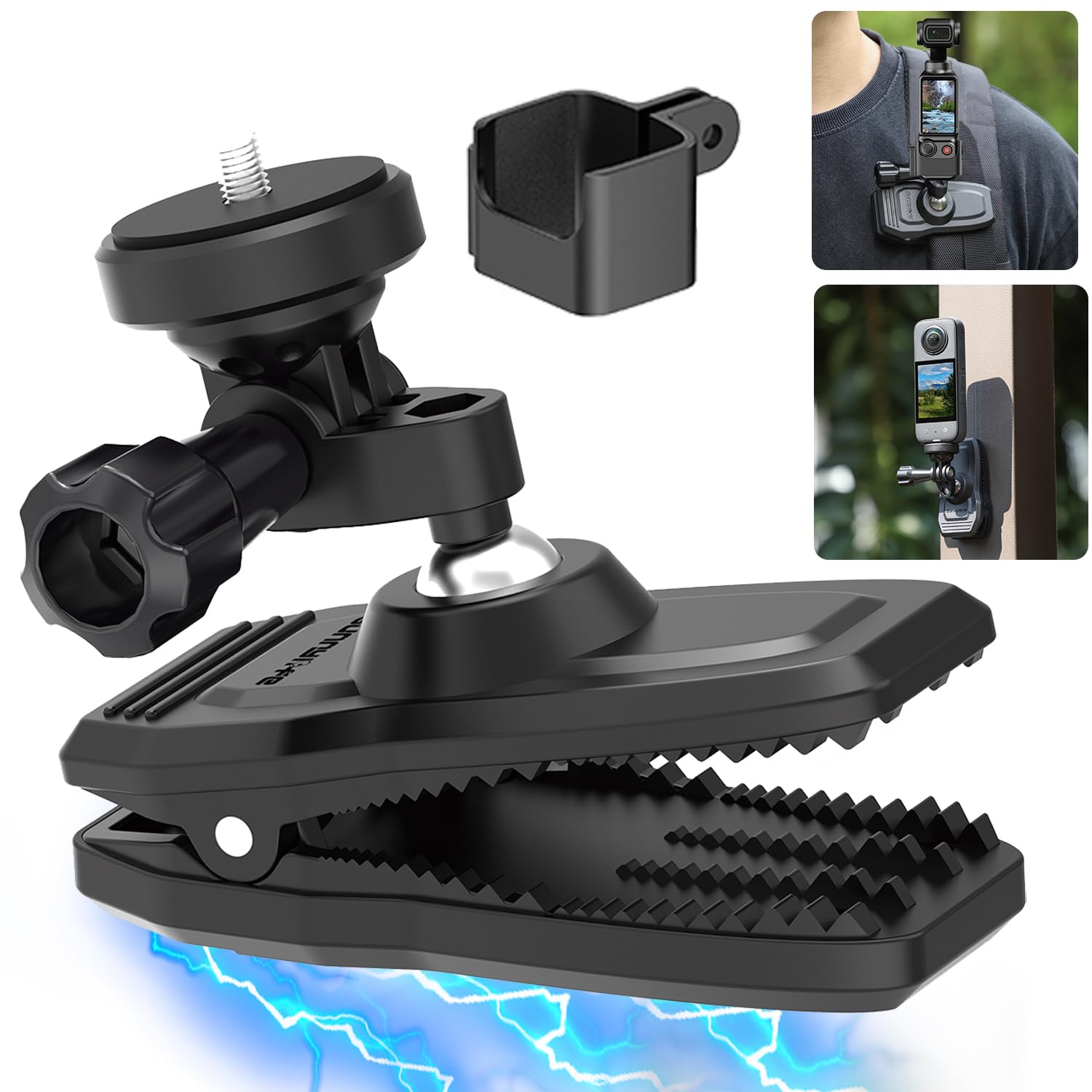 HAFOKO OSMO Pocket 3 Magnetic Backpack Clip Mount Rotating Shoulder Strap Holder Compatible with DJI OSMO Pocket 3 with GoPro Hero Compatible with 360
HAFOKO OSMO Pocket 3 Magnetic Backpack Clip Mount Rotating Shoulder Strap Holder Compatible with DJI OSMO Pocket 3 with GoPro Hero Compatible with 360