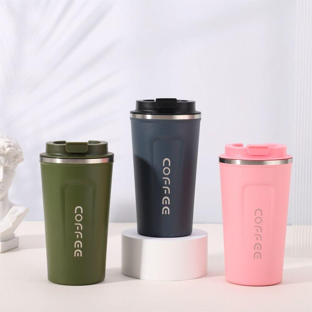 380/510ML Travel Thermal Cup Keeps Cold and Heat Coffee Thermos Mug Outdoor Sports 510ml чорний
380/510ML Travel Thermal Cup Keeps Cold and Heat Coffee Thermos Mug Outdoor Sports 510ml чорний