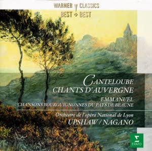 CD UPSHAW (DAWN), CANTELOUBE, EMMANUEL - Canteloube: Chants dAuvergne, etc. WPCS110167 Japan ObiClassical Used
CD UPSHAW (DAWN), CANTELOUBE, EMMANUEL - Canteloube: Chants dAuvergne, etc. WPCS110167 Japan ObiClassical Used