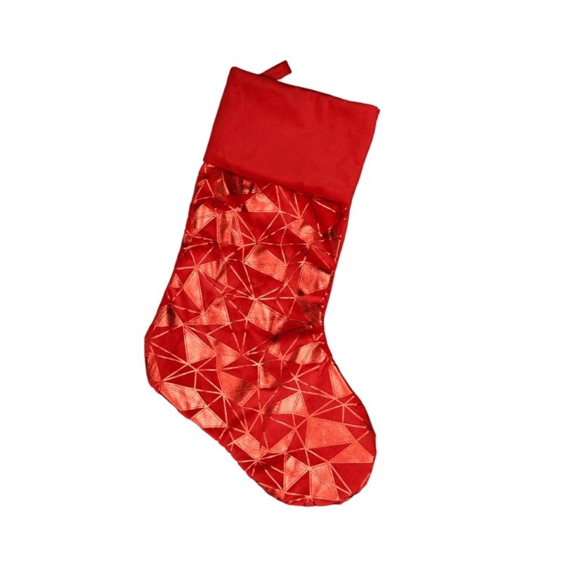 Large Christmas Stocking For Mantels Christmas Tree Decoration Soft Fabric Hanging Sock Ornament Holiday Party Gifts Bag червоний
Large Christmas Stocking For Mantels Christmas Tree Decoration Soft Fabric Hanging Sock Ornament Holiday Party Gifts Bag червоний