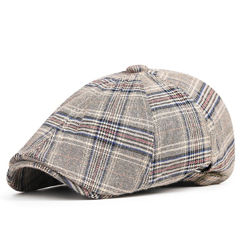 Четыре сезона хлопковые полосатые кепки газетчика с плоским козырьком для мужчин и женщин, береты для художников Adjustable
Четыре сезона хлопковые полосатые кепки газетчика с плоским козырьком для мужчин и женщин, береты для художников Adjustable