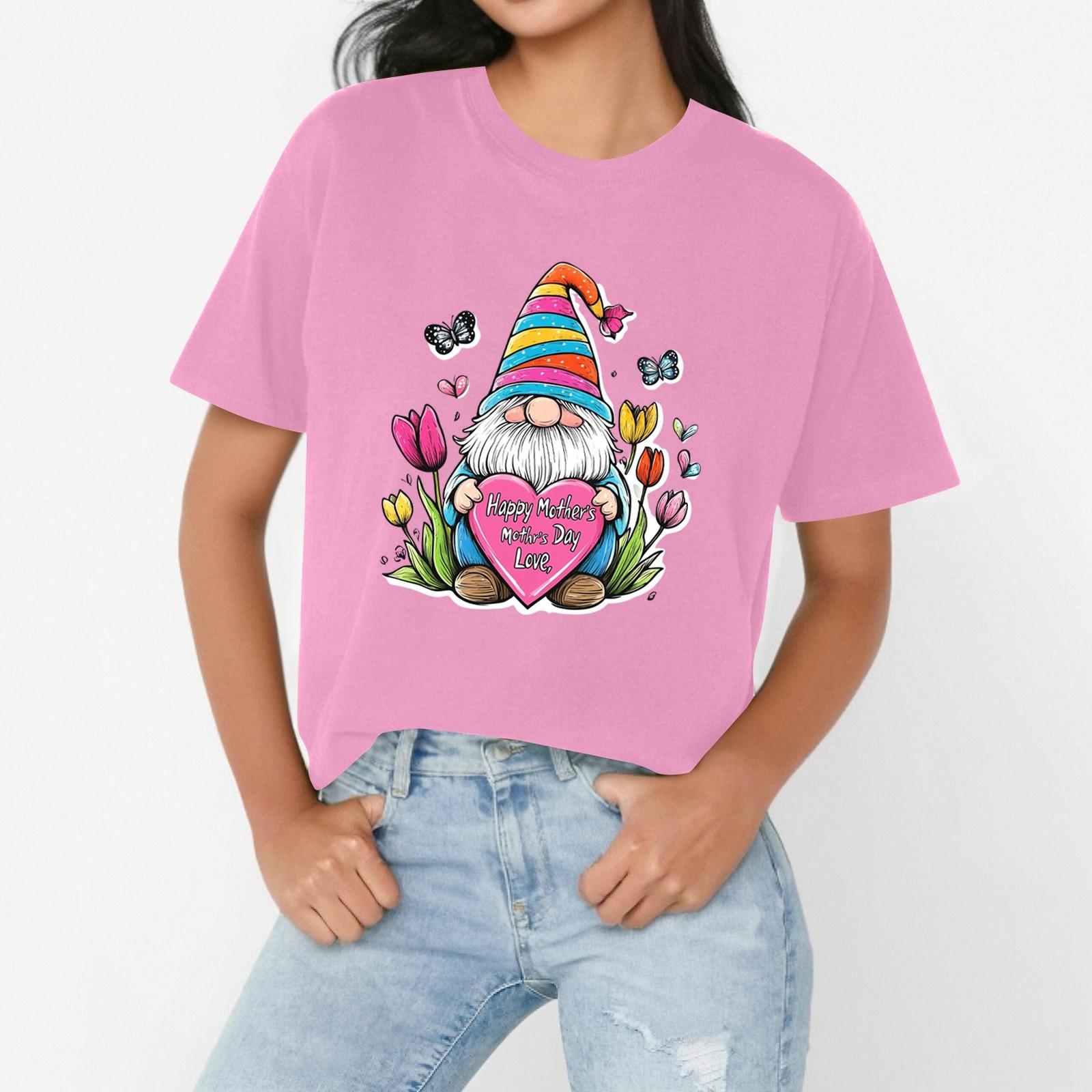 С ДНЕМ МАТЕРИ ЛЮБОВЬ Женская повседневная свободная футболка с принтом ко Дню матери, круглый вырез, пуловер, короткий рукав, топ S розовый
С ДНЕМ МАТЕРИ ЛЮБОВЬ Женская повседневная свободная футболка с принтом ко Дню матери, круглый вырез, пуловер, короткий рукав, топ S розовый