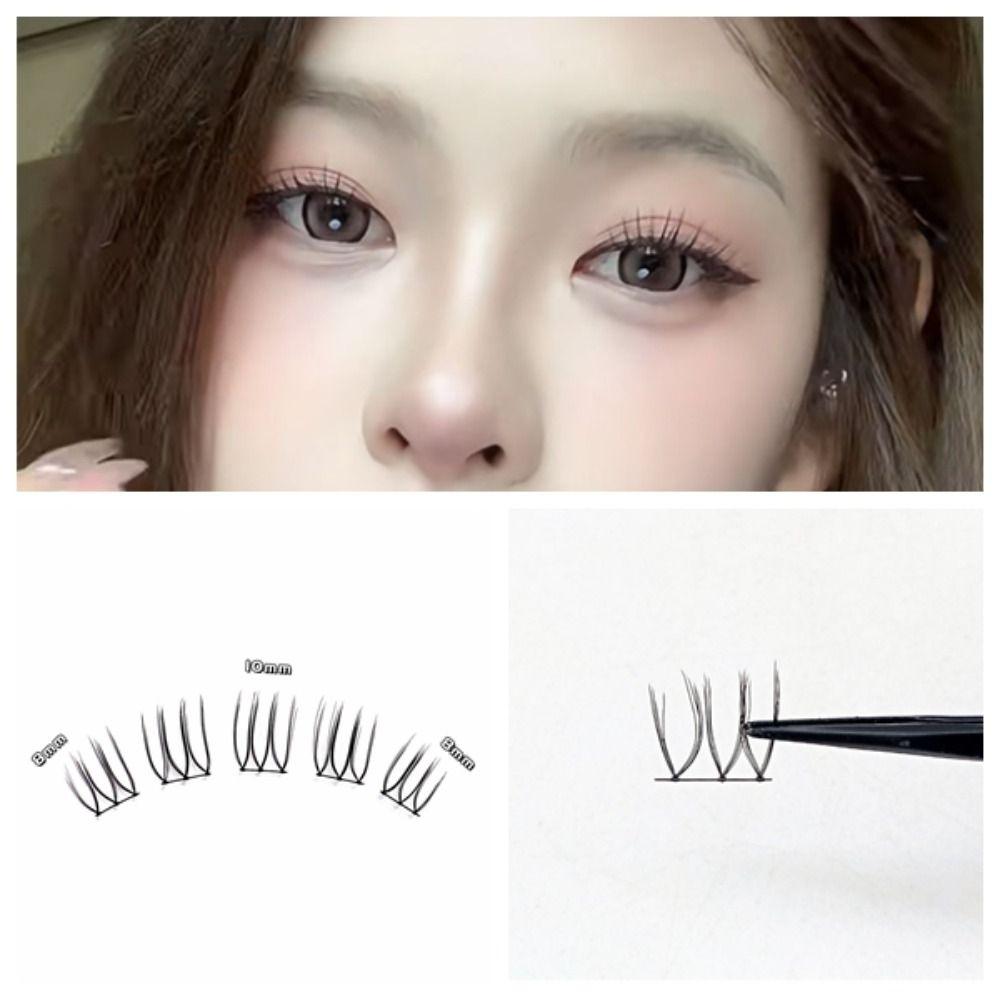 Soft Fake Eyelashes Extension Superfine False Eyelashes Clusters Ladies Girls Black Thin Stem
Soft Fake Eyelashes Extension Superfine False Eyelashes Clusters Ladies Girls Black Thin Stem