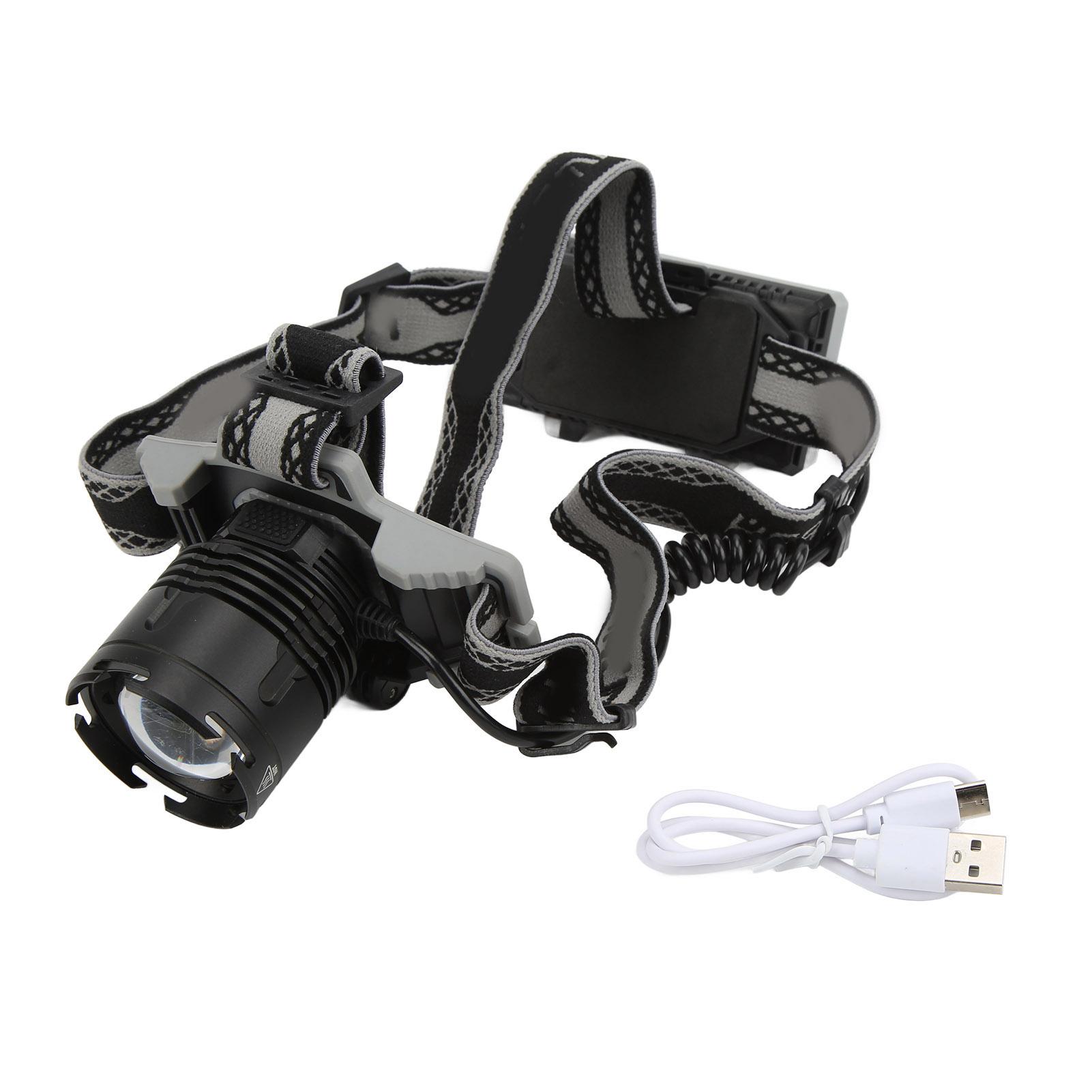 Headlamp XHP70 Headband Flashlight USB Charging Hard Light with Headband Digital Display Zooming
Headlamp XHP70 Headband Flashlight USB Charging Hard Light with Headband Digital Display Zooming