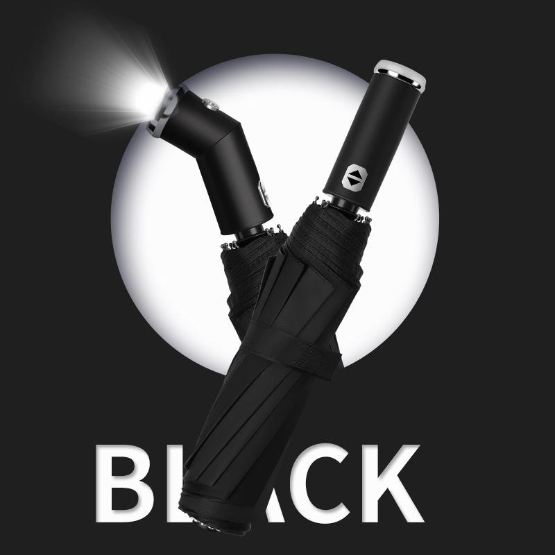 10-спицевой полностью автоматический зонт-три сложения, вращающийся светодиодный фонарик, деловой ветроустойчивый складной зонт, зонт от солнца
10-спицевой полностью автоматический зонт-три сложения, вращающийся светодиодный фонарик, деловой ветроустойчивый складной зонт, зонт от солнца