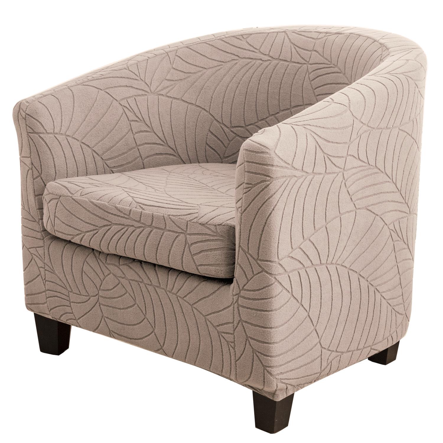 European & American Solid Color Leaf Jacquard Single Sofa Cover Leaf Pattern Split
European & American Solid Color Leaf Jacquard Single Sofa Cover Leaf Pattern Split