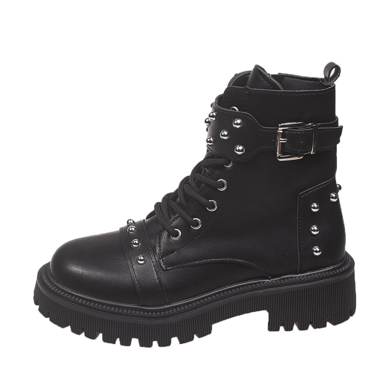 Baichi Locomotive Booties 2026 Autumn and Winter New Round Toe Platform Sole Rivet Belt Buckle Block Heel Shoes 35 чёрный
Baichi Locomotive Booties 2026 Autumn and Winter New Round Toe Platform Sole Rivet Belt Buckle Block Heel Shoes 35 чёрный
