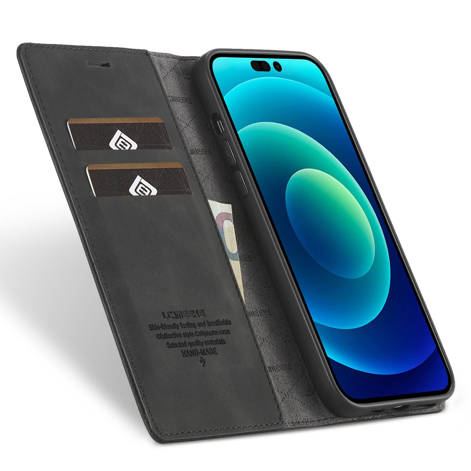 LC.IMEEKE Phone Cover for iPhone 15 Pro,Microfiber Leather Stand Wallet Magnetic Phone Case Black
LC.IMEEKE Phone Cover for iPhone 15 Pro,Microfiber Leather Stand Wallet Magnetic Phone Case Black