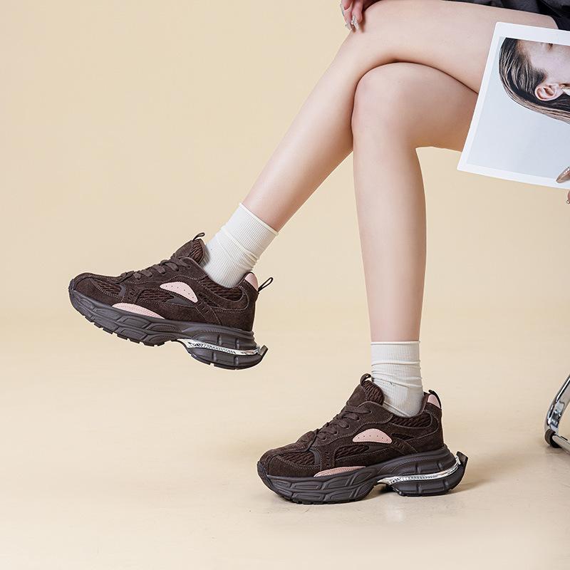 Мода 6СМ Воздушная сетка Замша Коровья Натуральная кожа Балетки Мокасины Резиновая обувь Женские Массивные Кроссовки Дышащие Вулканизированные Удобные 40 шоколадный
Мода 6СМ Воздушная сетка Замша Коровья Натуральная кожа Балетки Мокасины Резиновая обувь Женские Массивные Кроссовки Дышащие Вулканизированные Удобные 40 шоколадный