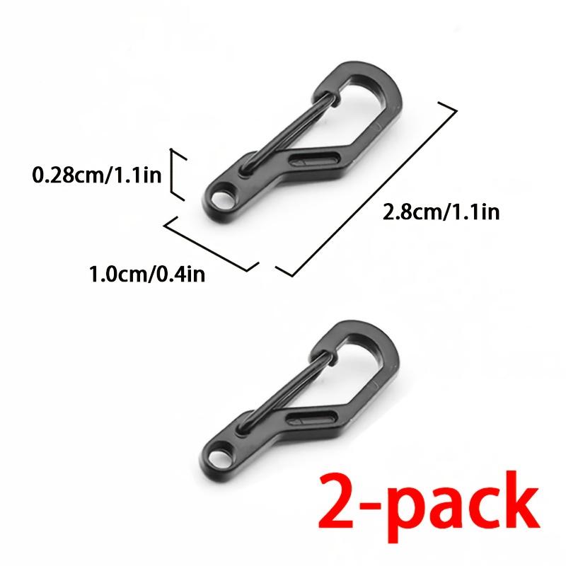 2Pcs Ultra-Light D-Shaped Hooks for Keychain Clip чёрный
2Pcs Ultra-Light D-Shaped Hooks for Keychain Clip чёрный