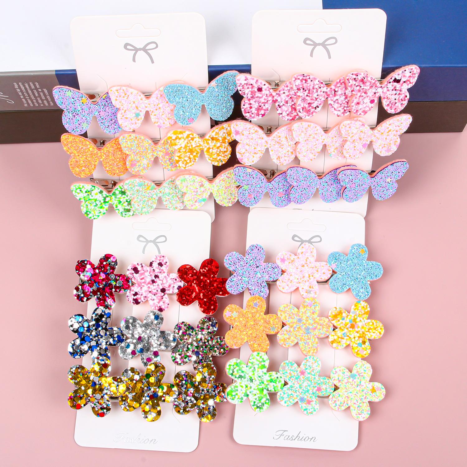 3PCS Colorful Flower Hair Clips Women Grils Cute Glitter Butterfly Hairpin Barrettes Hair Clips Children Kids Hair Accessories
3PCS Colorful Flower Hair Clips Women Grils Cute Glitter Butterfly Hairpin Barrettes Hair Clips Children Kids Hair Accessories