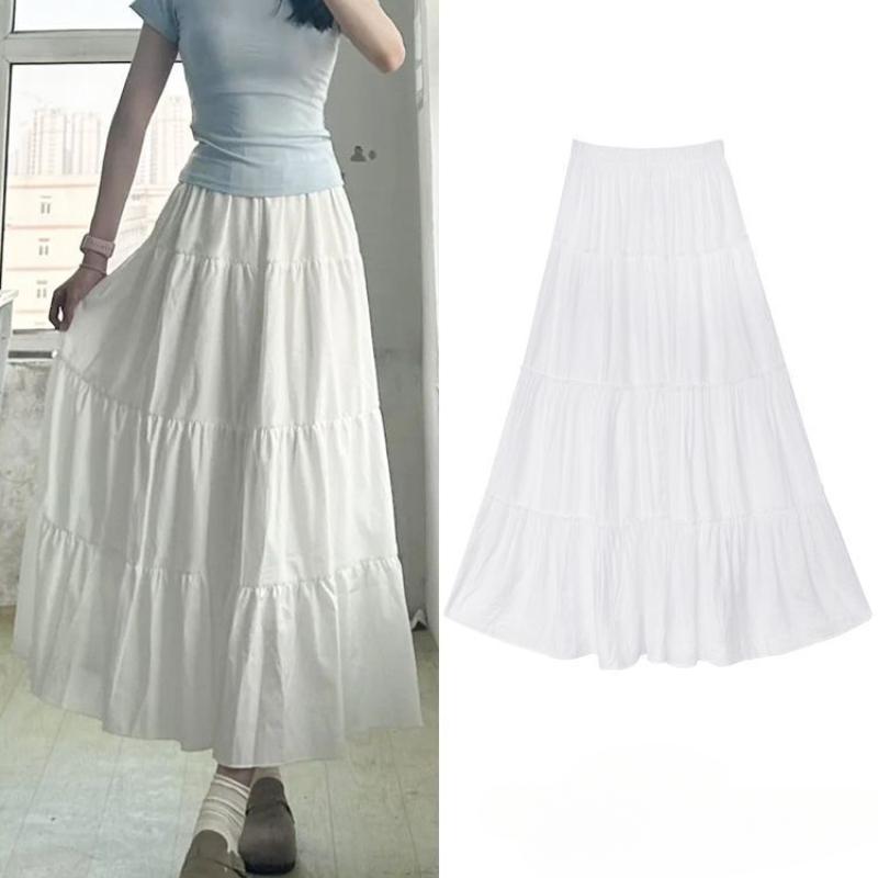 Women s White High-Waist A-Line Midi Skirt - Summer Slim-Fit Puffy Tiered Cake Skirt XL
Women s White High-Waist A-Line Midi Skirt - Summer Slim-Fit Puffy Tiered Cake Skirt XL