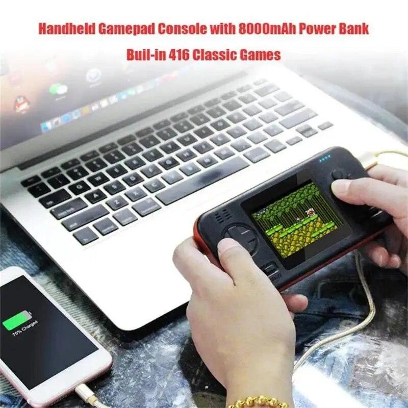 Power Bank Портативная портативная игровая консоль высокой емкости 416 игровых двух портов USB Прощай, нет электричества, быстрая зарядка, подарок
Power Bank Портативная портативная игровая консоль высокой емкости 416 игровых двух портов USB Прощай, нет электричества, быстрая зарядка, подарок