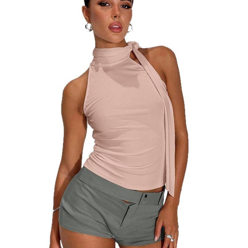 Women s Clothing, Summer Versatile Solid Color New Style Stand Collar Strap Sleeveless Vest Women s Top T-shirt XL
Women s Clothing, Summer Versatile Solid Color New Style Stand Collar Strap Sleeveless Vest Women s Top T-shirt XL