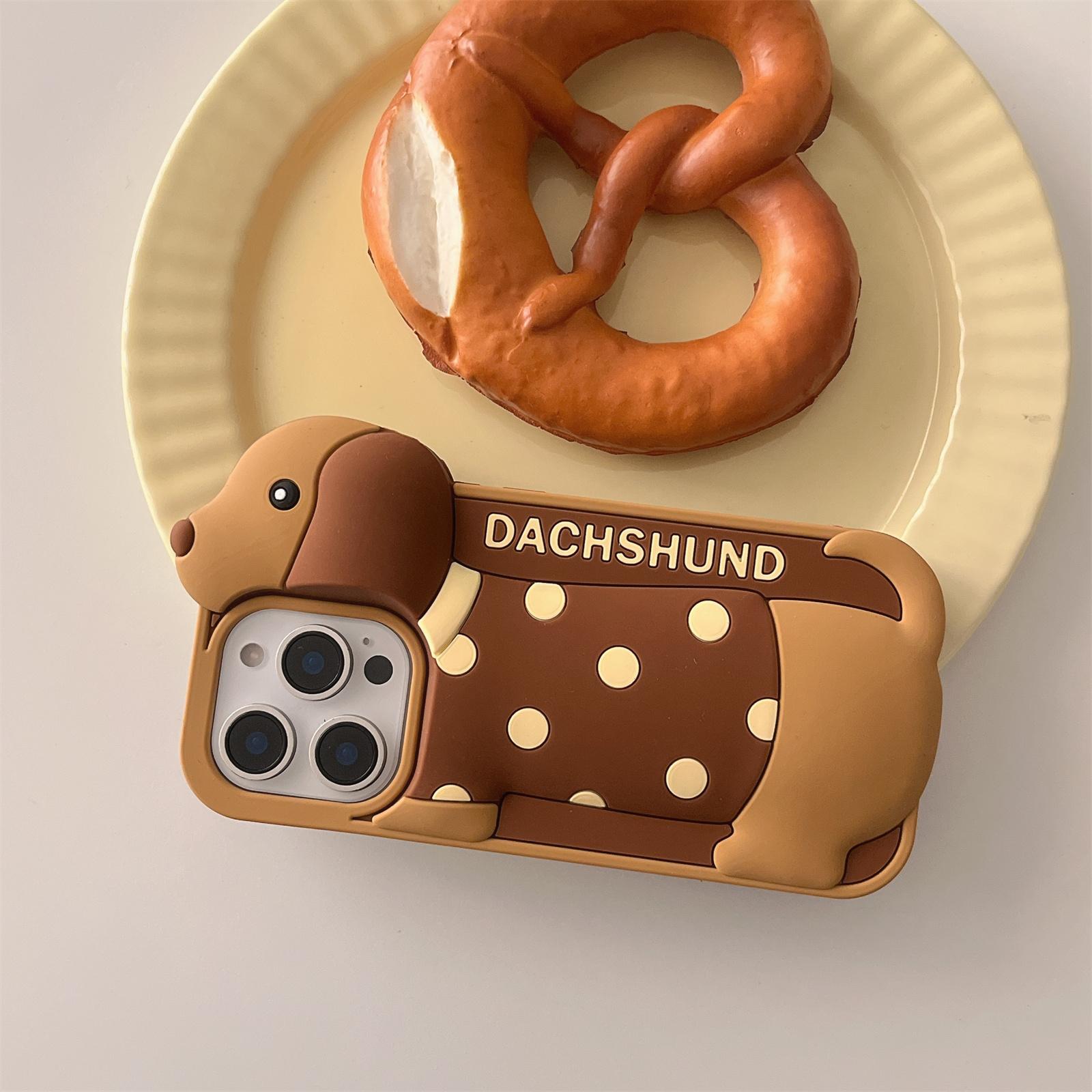 For iPhone 16 Pro Max Silicone Case Cute Round Dot Dachshund Design Shockproof Phone Back Cover As Shown A
For iPhone 16 Pro Max Silicone Case Cute Round Dot Dachshund Design Shockproof Phone Back Cover As Shown A