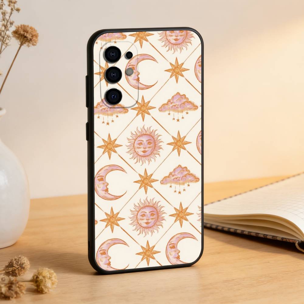 Sun Motif Phone Case Black Silicone Soft For Samsung S25,S24,S21,S22,S23,S30,Ultra,S20,Plus,Fe,Lite Samsung S22plus5G
Sun Motif Phone Case Black Silicone Soft For Samsung S25,S24,S21,S22,S23,S30,Ultra,S20,Plus,Fe,Lite Samsung S22plus5G