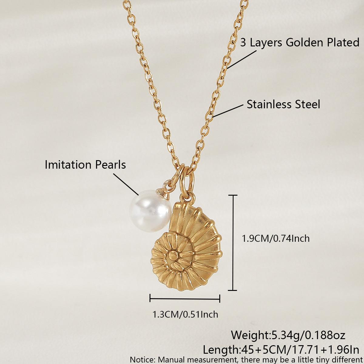Stainless Steel Beach Ocean Necklace, Turtle and Conch Necklace NAF01-1
Stainless Steel Beach Ocean Necklace, Turtle and Conch Necklace NAF01-1