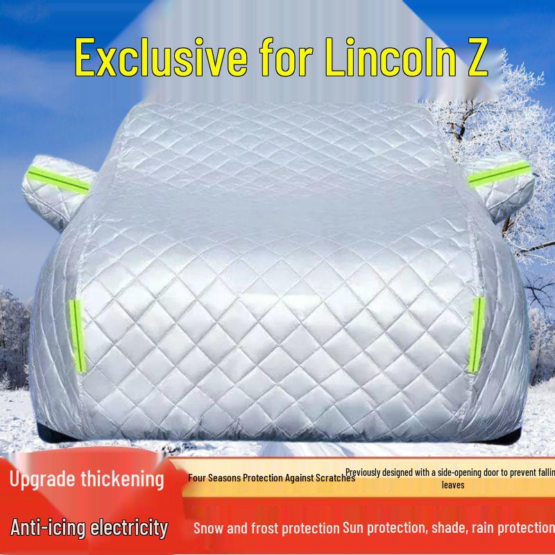 Lincoln Z 2025 All-Weather Car Cover: Sun, Rain, Snow, Frost, Ice, and Hail Protection with Enhanced Heat Insulation. Thickened Hail Protection, All-Season
Lincoln Z 2025 All-Weather Car Cover: Sun, Rain, Snow, Frost, Ice, and Hail Protection with Enhanced Heat Insulation. Thickened Hail Protection, All-Season