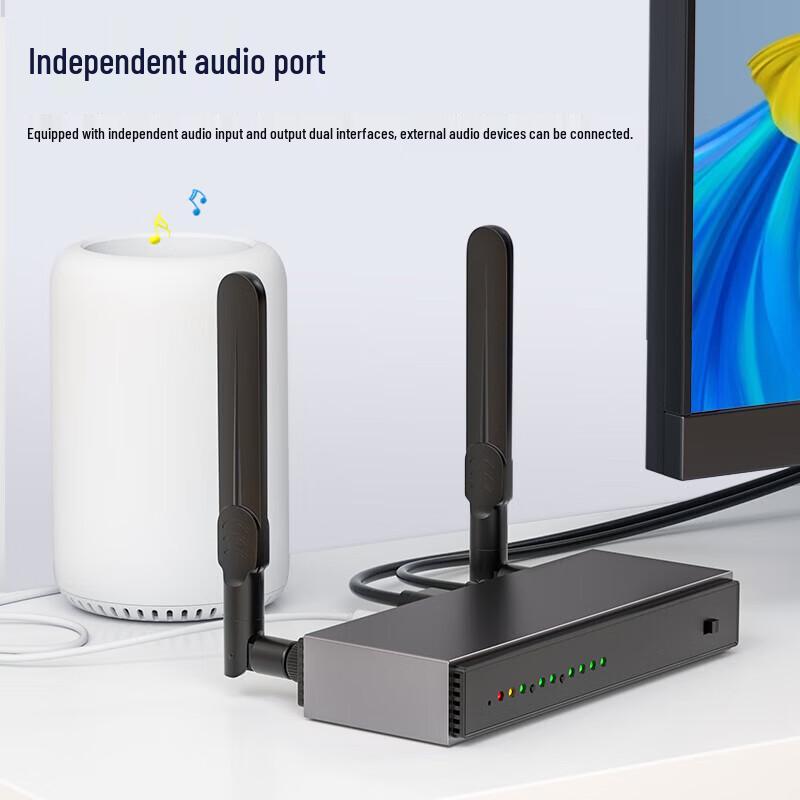 GUANYEE WHD-G8100KVM HDMI Wireless Extender Receiver (CN version)
GUANYEE WHD-G8100KVM HDMI Wireless Extender Receiver (CN version)