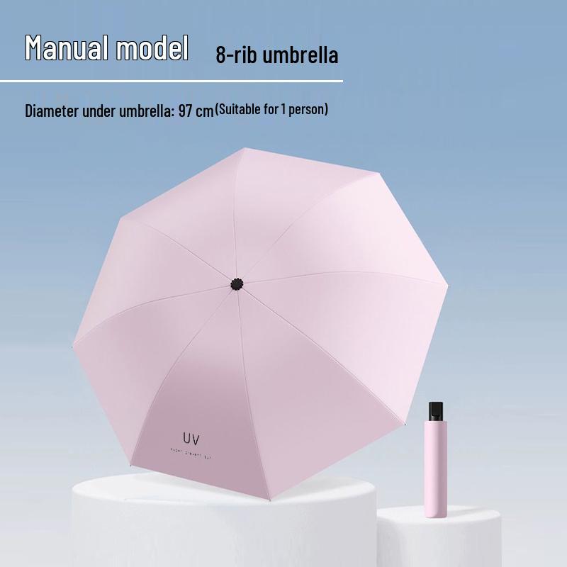 UV Sun and Rain Windproof Sunshade: Large Folding Umbrella for All Weather, with Ultraviolet Protection
UV Sun and Rain Windproof Sunshade: Large Folding Umbrella for All Weather, with Ultraviolet Protection