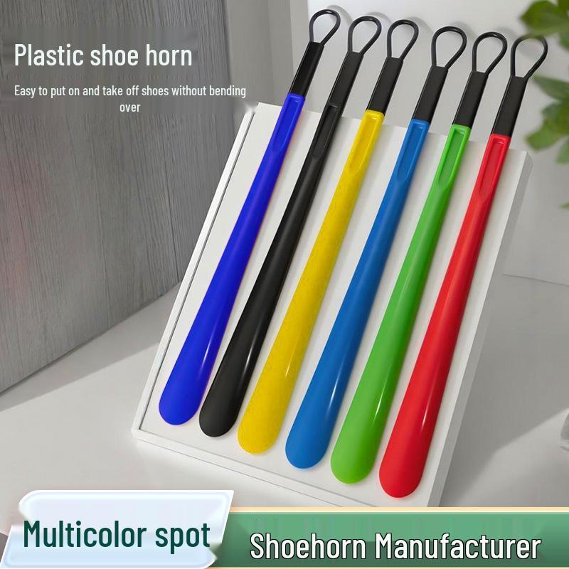 Black 47cm Extended Plastic Shoehorn with Hanging Hole for Elderly and Pregnant Women
Black 47cm Extended Plastic Shoehorn with Hanging Hole for Elderly and Pregnant Women