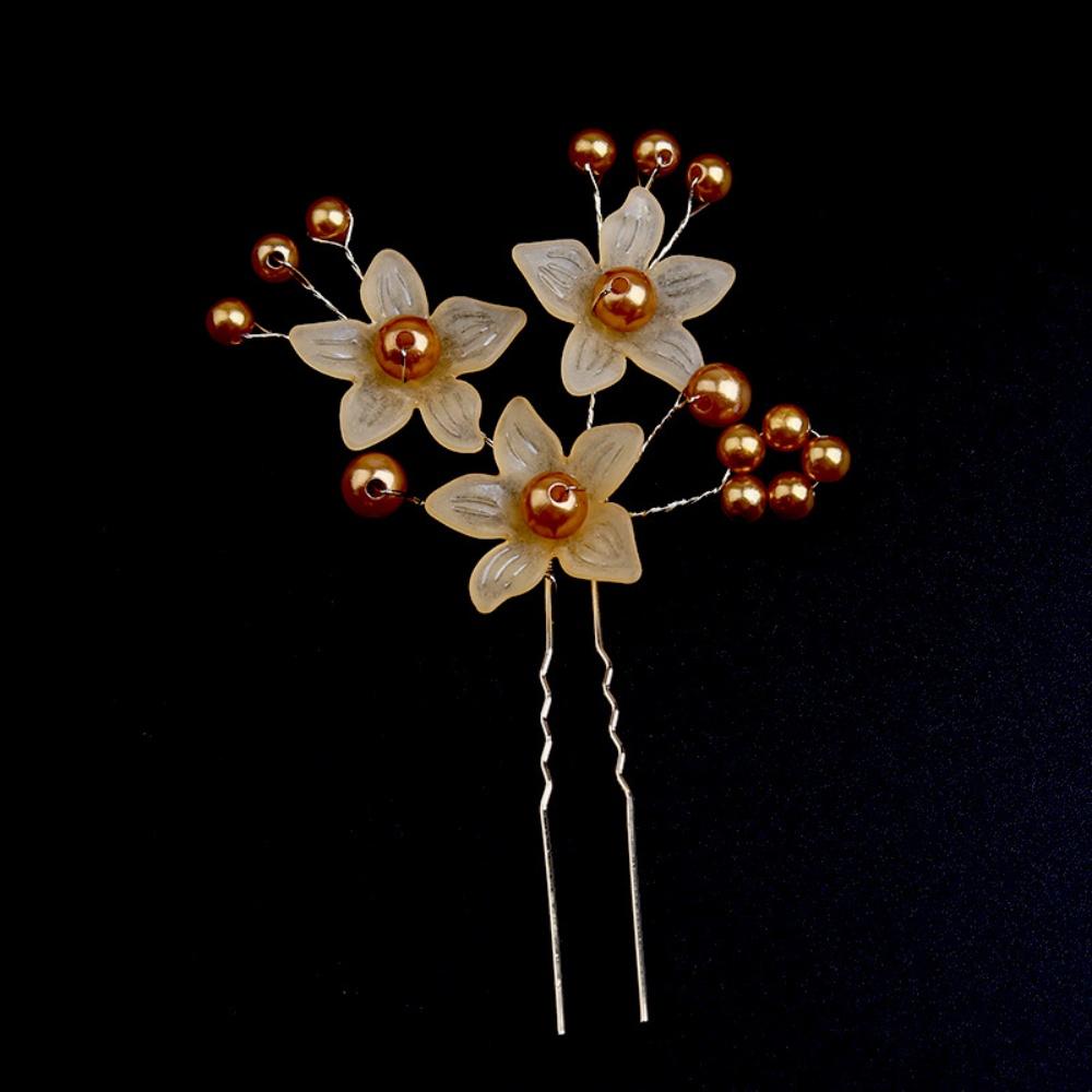 1 Piece Matte White Floral Pearl Hairpin, Fresh Forest Style, Suitable for Bridal Look / Daily Updos / Vacation Photoshoots
1 Piece Matte White Floral Pearl Hairpin, Fresh Forest Style, Suitable for Bridal Look / Daily Updos / Vacation Photoshoots