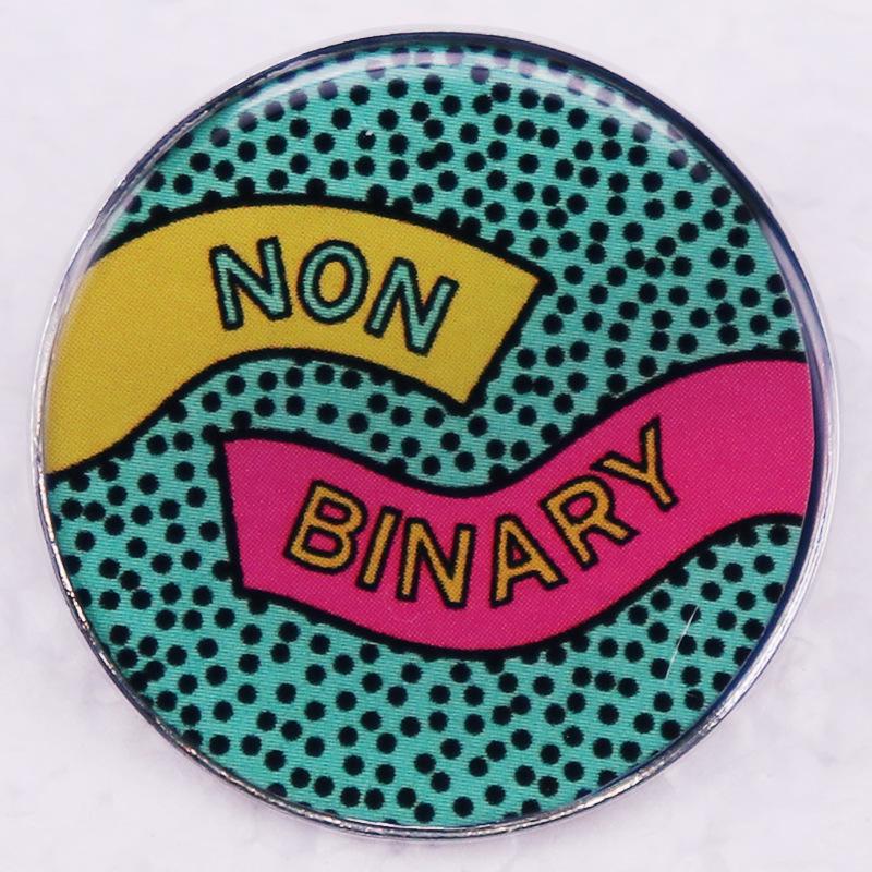Non-binary Gender Brooch Badge Accessory
Non-binary Gender Brooch Badge Accessory