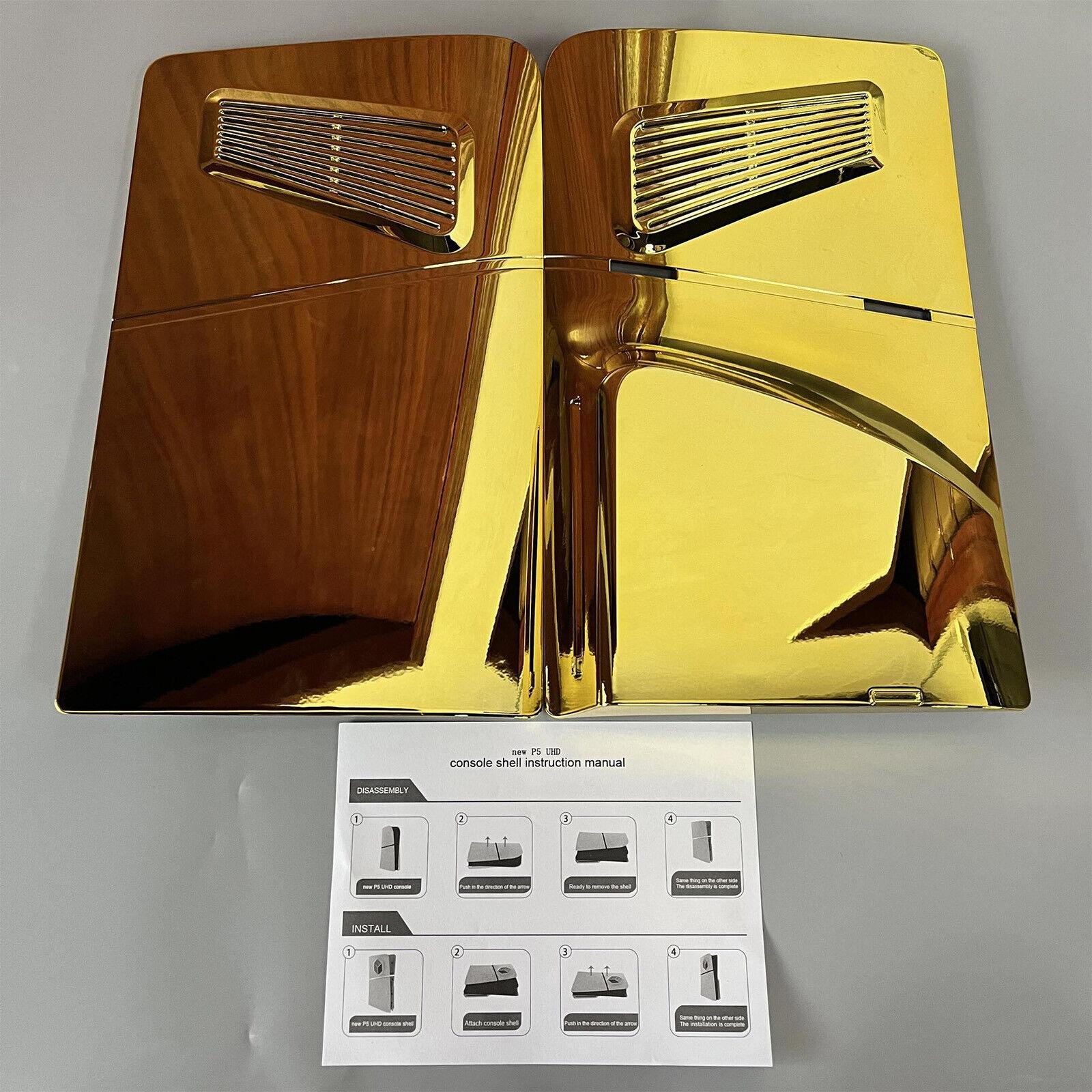 Лицевая панель PS5 для PS5 Slim Edition Новые лицевые панели PS5 Slim, сменные панели, корпус для PS5 Slim 35.7*21.6cm золотой
Лицевая панель PS5 для PS5 Slim Edition Новые лицевые панели PS5 Slim, сменные панели, корпус для PS5 Slim 35.7*21.6cm золотой