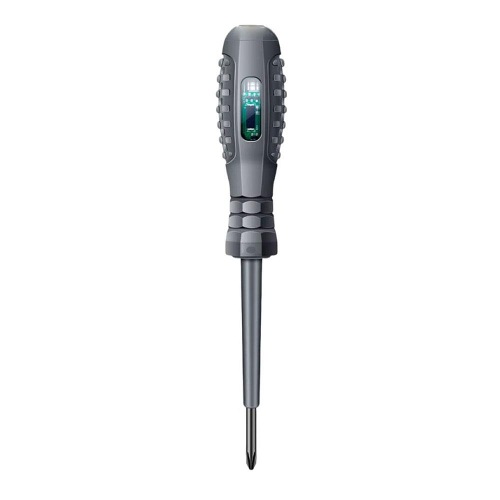 Multifunctional Electrician Test Screwdriver AC Non-contact Induction Test Pen Voltage Tester 70-600V Red Green Induction Lights cross screw сірий
Multifunctional Electrician Test Screwdriver AC Non-contact Induction Test Pen Voltage Tester 70-600V Red Green Induction Lights cross screw сірий