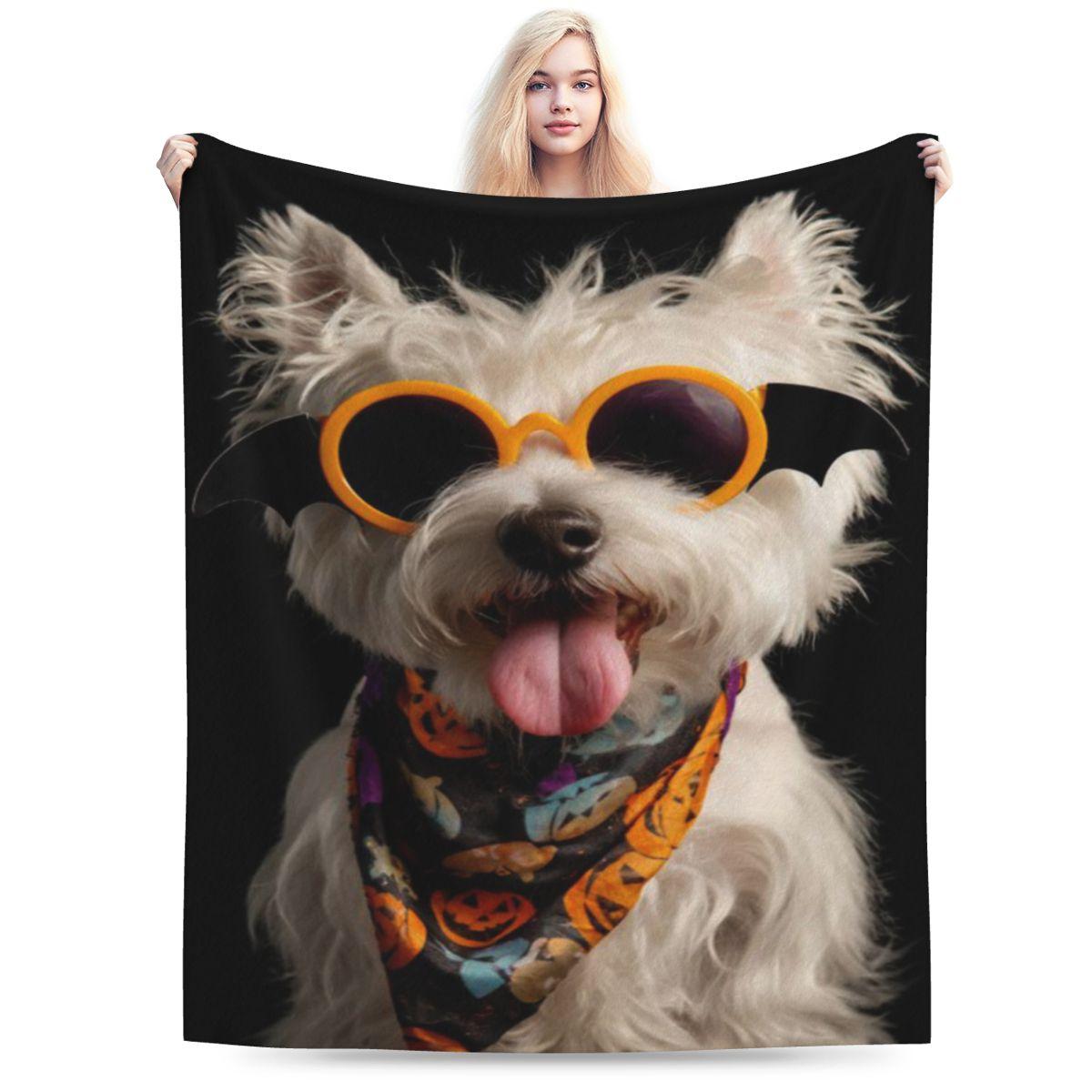 Halloween Pup With Bat Shades Personalized Soft Decorate Home An UltraSoft Micro Fleece Blanket 75x100cm 30x40in
Halloween Pup With Bat Shades Personalized Soft Decorate Home An UltraSoft Micro Fleece Blanket 75x100cm 30x40in