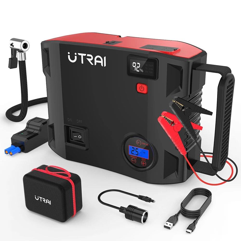 Utrai портативный стартер с воздушным компрессором 2000A Power Bank насос для накачки шин 12 В пусковое устройство автомобильный усилитель ODM
Utrai портативный стартер с воздушным компрессором 2000A Power Bank насос для накачки шин 12 В пусковое устройство автомобильный усилитель ODM