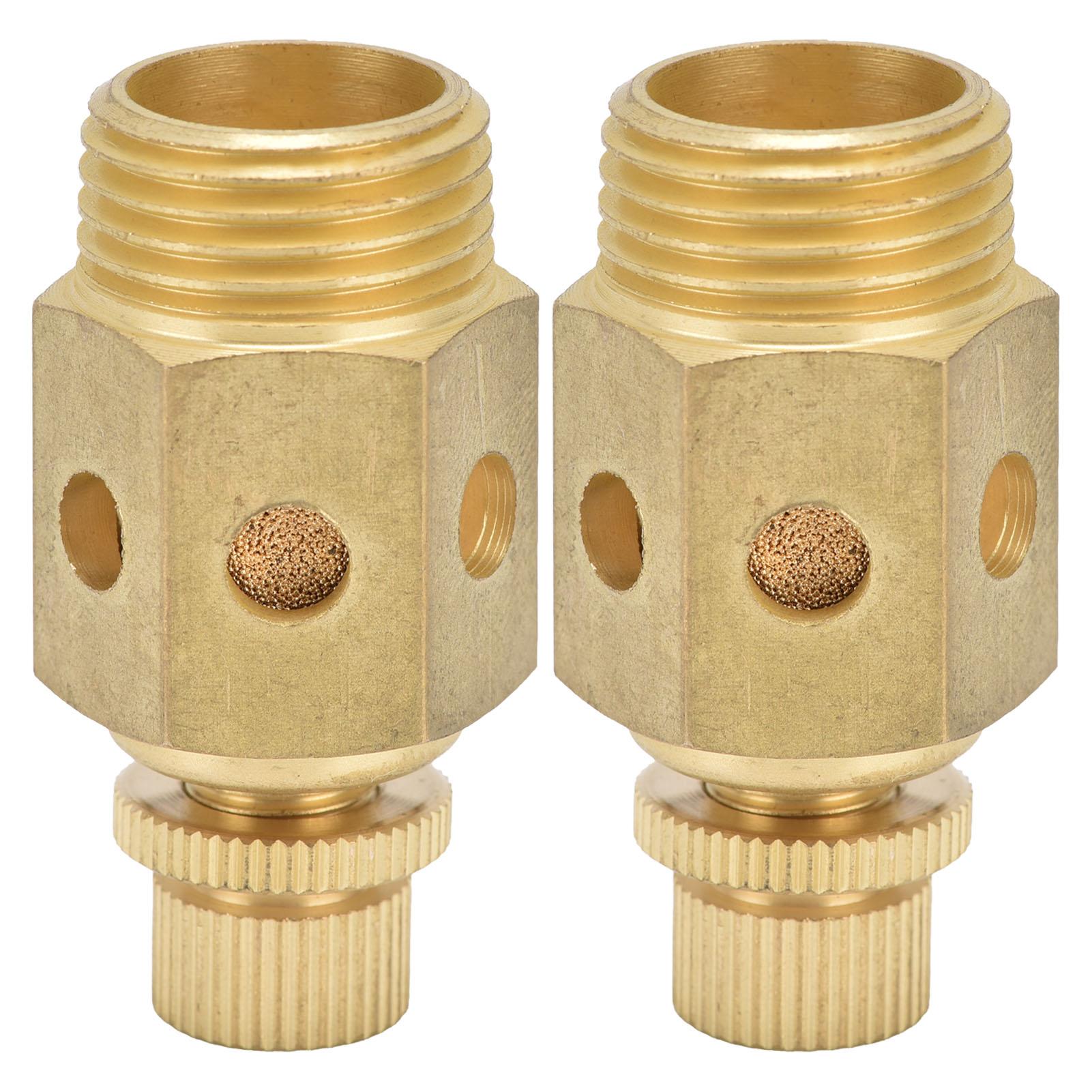 2Pcs Pneumatic Muffler Brass Air Exhaust Adjustable Throttle Type Mute Silencer 12in PSC04
2Pcs Pneumatic Muffler Brass Air Exhaust Adjustable Throttle Type Mute Silencer 12in PSC04