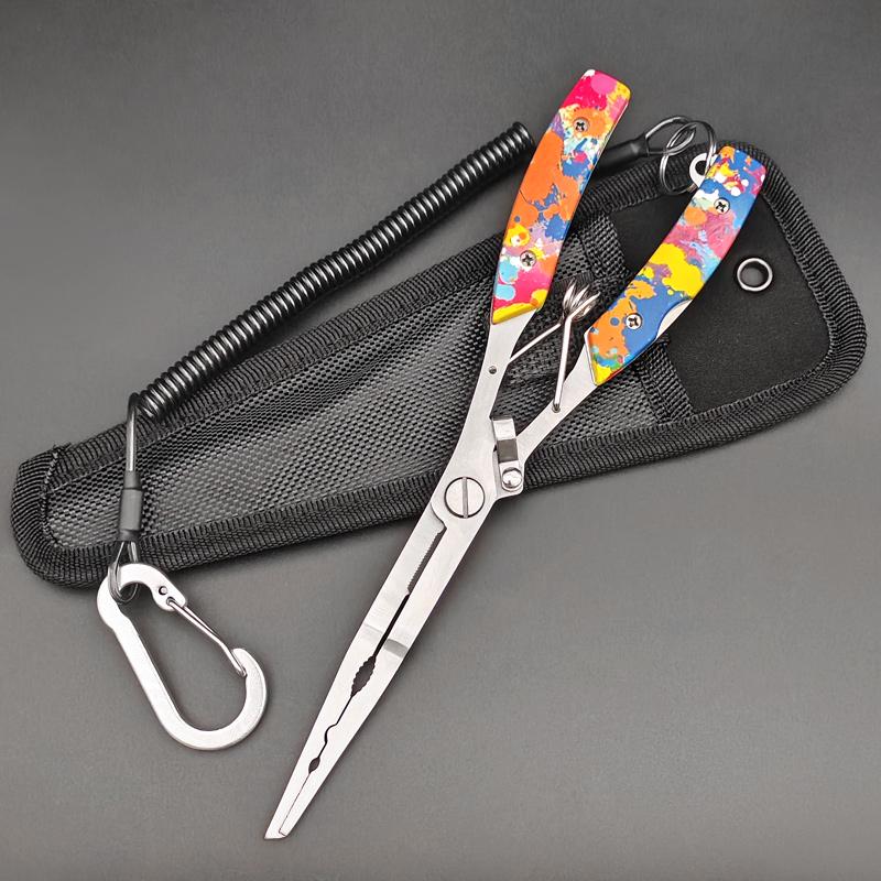 Multi-Purpose Fishing Pliers: Eagle Beak Split Ring Opener, Thickened Steel Cutter, Line Tying & Pulling
Multi-Purpose Fishing Pliers: Eagle Beak Split Ring Opener, Thickened Steel Cutter, Line Tying & Pulling