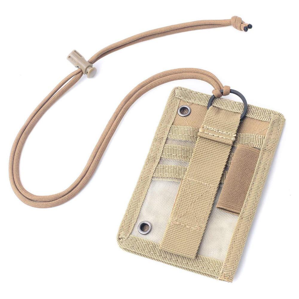 Nylon Lanyard Card Holder With Pen Slot Portable MOLLE ID Card Holder Water Resistant Tour Guide Badge Holder Travel Use хаки
Nylon Lanyard Card Holder With Pen Slot Portable MOLLE ID Card Holder Water Resistant Tour Guide Badge Holder Travel Use хаки