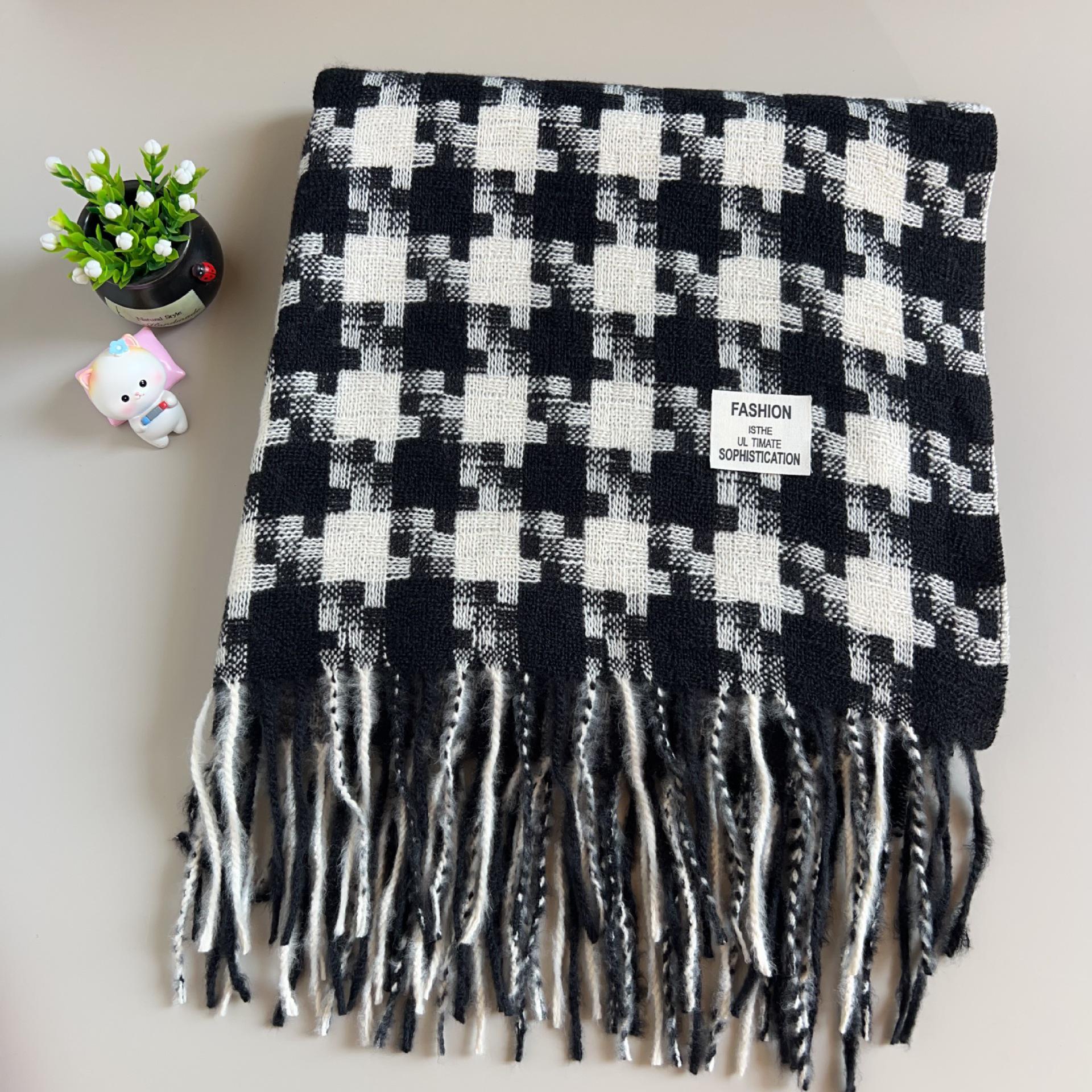 Классическая шаль «Гусиная лапка» 2025 года, черная и белая: Толстый, Теплый, Универсальный Снуд для Студентов
Классическая шаль «Гусиная лапка» 2025 года, черная и белая: Толстый, Теплый, Универсальный Снуд для Студентов