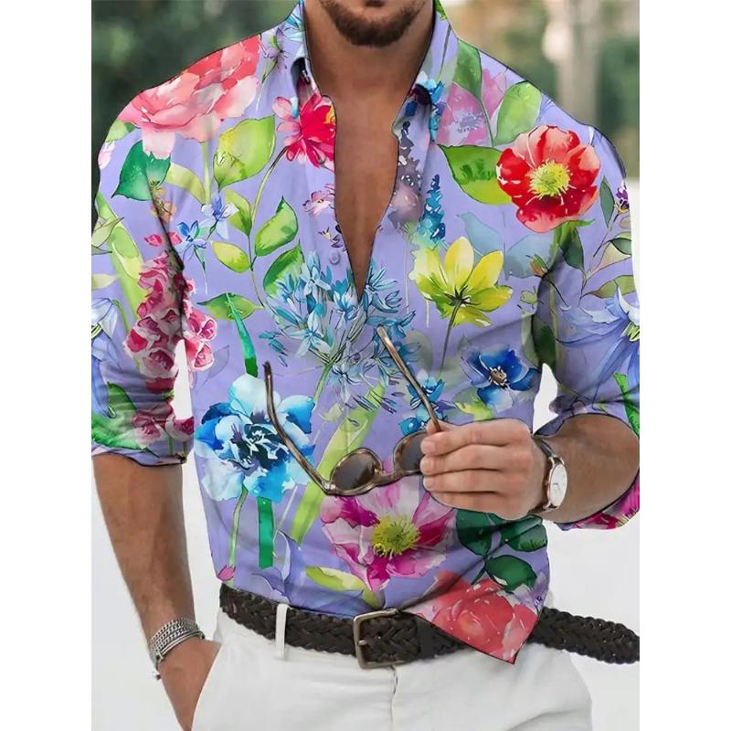 Новый тренд мужские рубашки повседневные с цветочным принтом лацкан на пуговицах длинный рукав легкая роскошь топы одежда 3XL
Новый тренд мужские рубашки повседневные с цветочным принтом лацкан на пуговицах длинный рукав легкая роскошь топы одежда 3XL