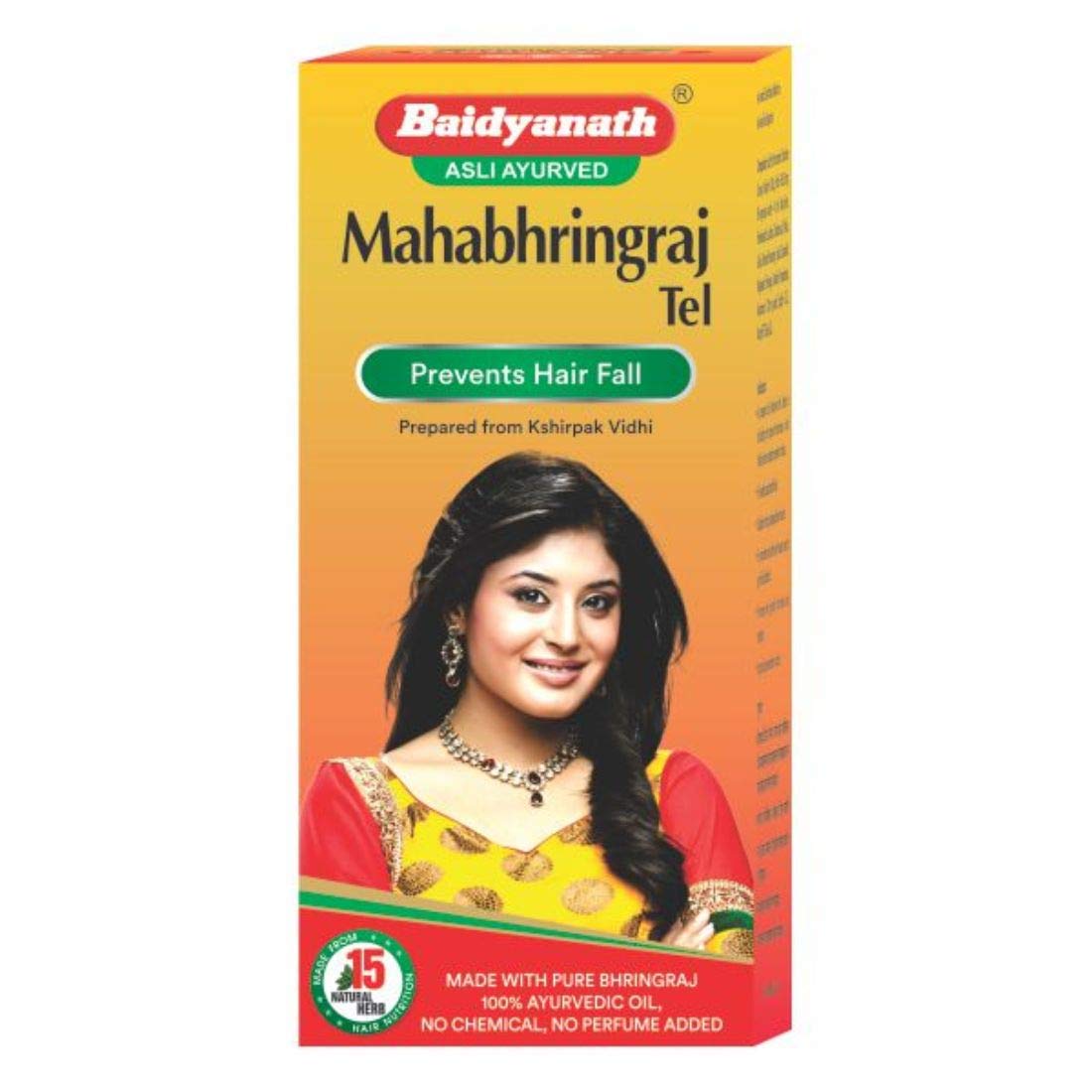 Baidyanath Mahabhringraj Tel Ayurvedic Hair Oil 50 ml Pack For Healthy Hair Growth Anti Dandruff
Baidyanath Mahabhringraj Tel Ayurvedic Hair Oil 50 ml Pack For Healthy Hair Growth Anti Dandruff