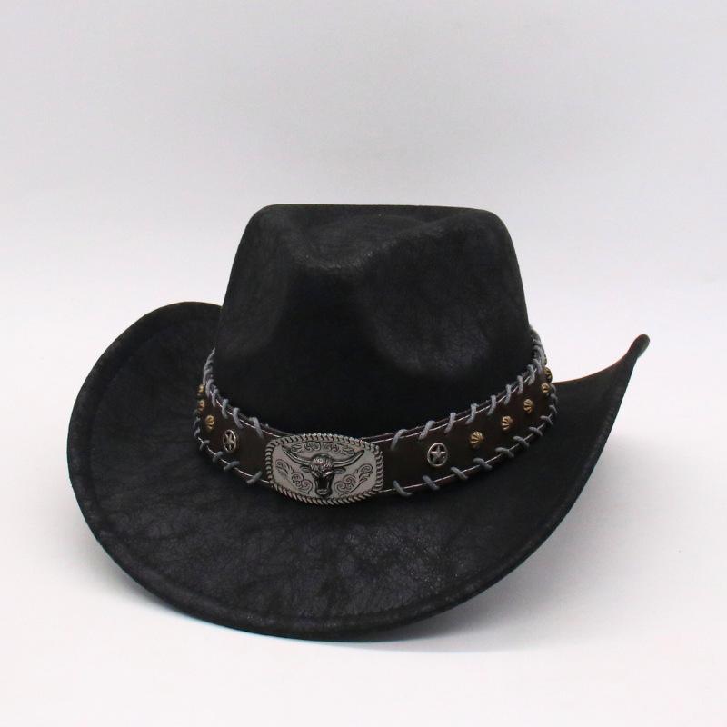 Feeling Ethnic Style Bull Head Riding Jazz Hat Direct Sales Cowboy Hat Peach Heart Cowboy Hat one size fits all (peach cow)
Feeling Ethnic Style Bull Head Riding Jazz Hat Direct Sales Cowboy Hat Peach Heart Cowboy Hat one size fits all (peach cow)
