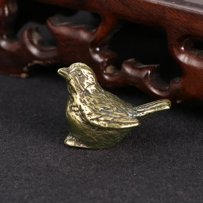 Antique Pure Copper Sparrow Copper Ornaments Fun Bird Tea Pet Decorations Brass Antiques Home Figurines & Miniatures A
Antique Pure Copper Sparrow Copper Ornaments Fun Bird Tea Pet Decorations Brass Antiques Home Figurines & Miniatures A