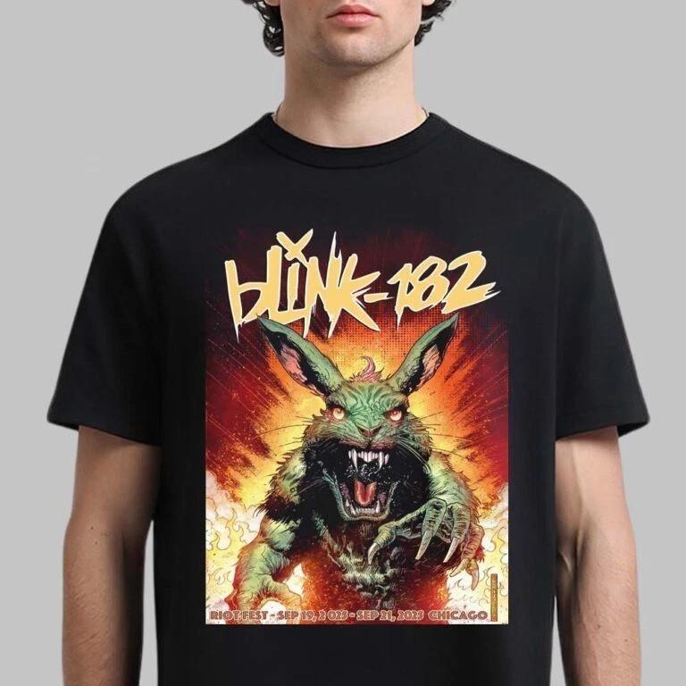 Blink 182 Riot Fest 2025 In Chicago IL Gig Poster On September 19 T-shirt Unisex T-Shirt M
Blink 182 Riot Fest 2025 In Chicago IL Gig Poster On September 19 T-shirt Unisex T-Shirt M