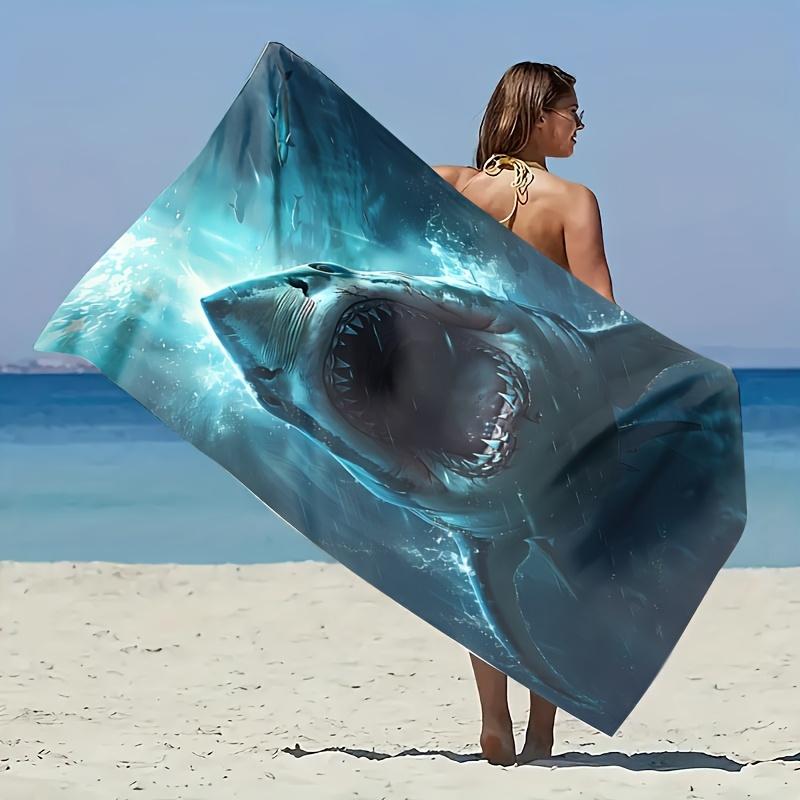 Awesome Great Shark Beach Towel Patterned Sunscreen And Windproof Suitable For Swimming Pool Camping Travel Blanket W30*H60(CM)
Awesome Great Shark Beach Towel Patterned Sunscreen And Windproof Suitable For Swimming Pool Camping Travel Blanket W30*H60(CM)