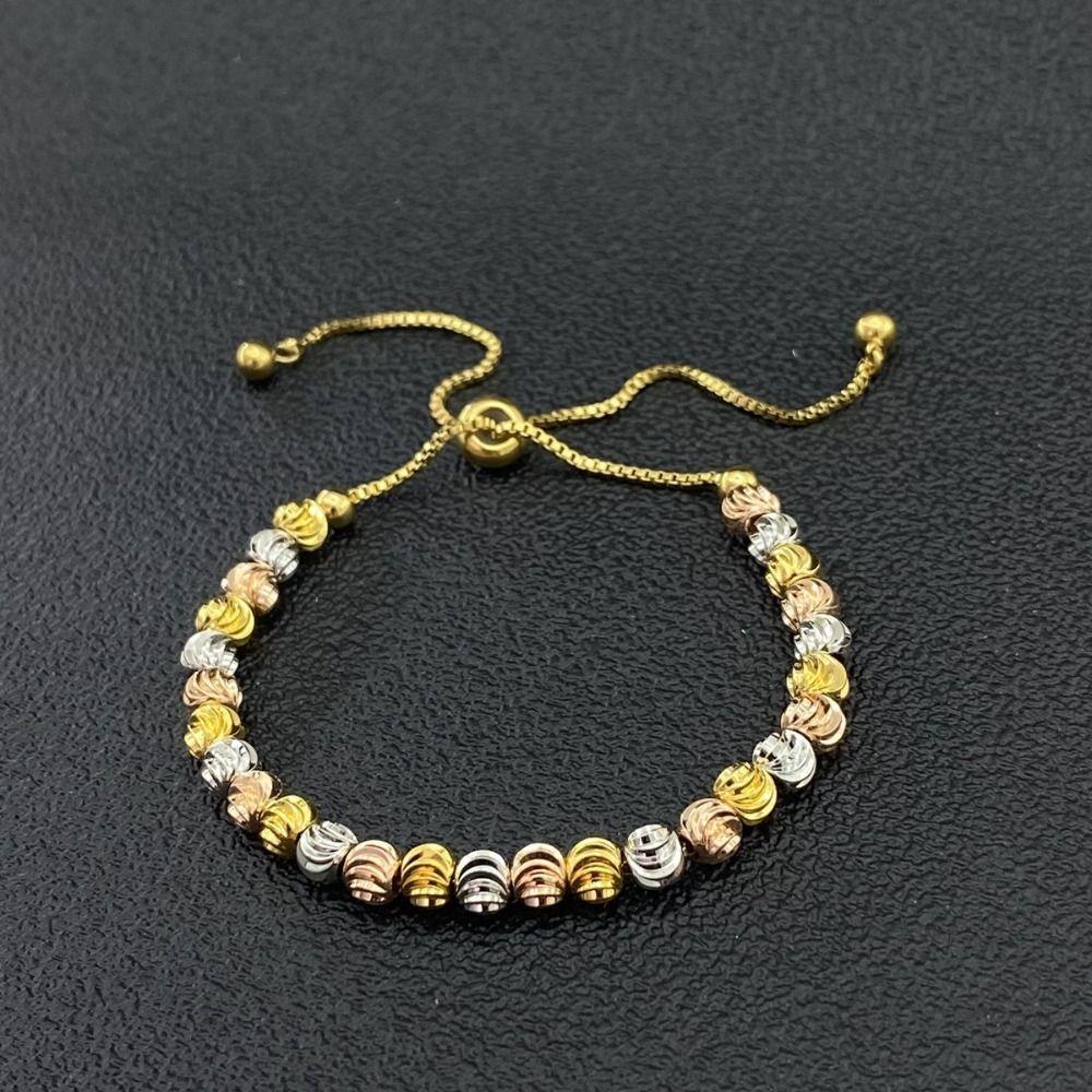 Delicate Titanium Steel Bracelet Adjustable Beads Bangles Lustrous Beaded Bracelet Gift
Delicate Titanium Steel Bracelet Adjustable Beads Bangles Lustrous Beaded Bracelet Gift