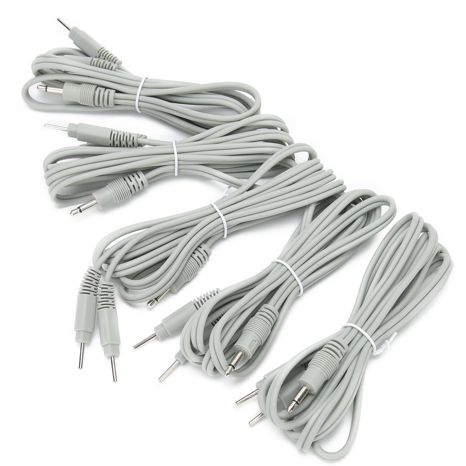 Compatible Lead Wires 4.9ft Replacement Tens Lead Wires Tens Lead Wires for Electrotherapy Devices
Compatible Lead Wires 4.9ft Replacement Tens Lead Wires Tens Lead Wires for Electrotherapy Devices
