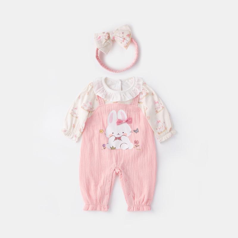 Детский ромпер Весна и Осень 2025 - Костюм гарем с маленьким кроликом для девочек 5132 Одежда для ползания для новорожденных 59 cm розовый
Детский ромпер Весна и Осень 2025 - Костюм гарем с маленьким кроликом для девочек 5132 Одежда для ползания для новорожденных 59 cm розовый