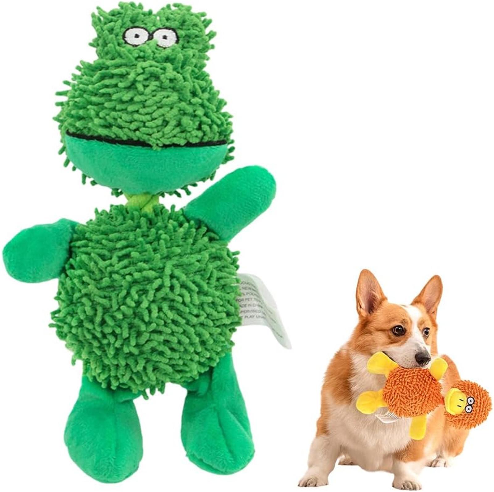 Plush Animal Dog Toy Soft Squeaky Chew Toy with Rope Durable Shaggy Texture for Interactive Pet Play Training Fetch One Size зелёный
Plush Animal Dog Toy Soft Squeaky Chew Toy with Rope Durable Shaggy Texture for Interactive Pet Play Training Fetch One Size зелёный